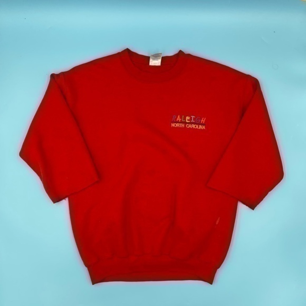 VTG Embroidered RALEIGH NC Sweatshirt